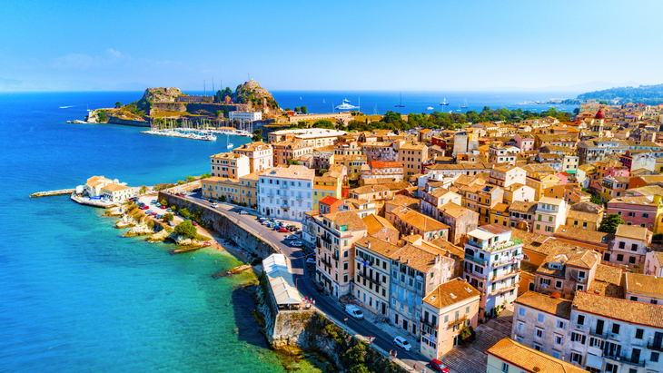 Kerkyra, Hauptstadt der Insel Korfu
